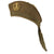 Original Canadian WWI Queen's Own Cameron Highlanders Khaki Glengarry Side Cap dated 1916 - Size 6 3/4 Original Items