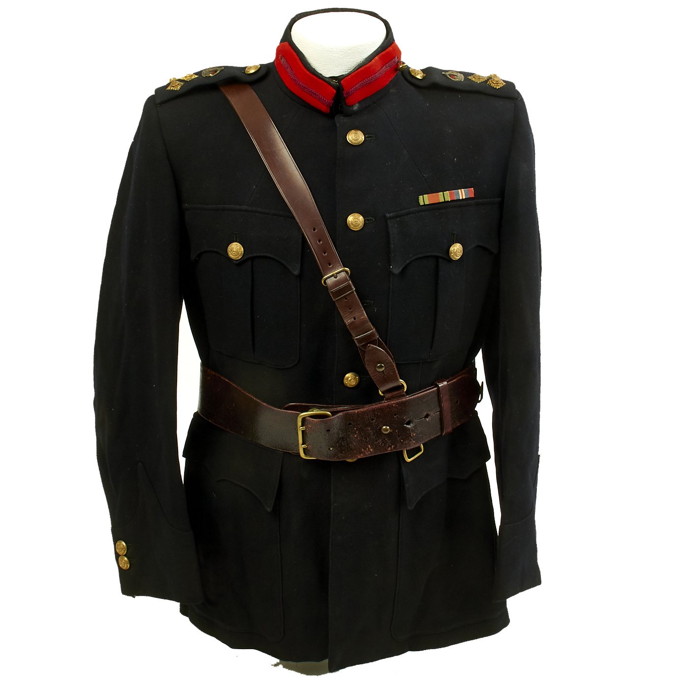Original British Army Post 1954 Royal East Kent Regiment Brigadier General Blue Color Dress Uniform Jacket Original British Army Post 1954 Royal East Kent Regiment Brigadier General Blue Color Dress Uniform Jacket