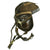 Original German WWII Luftwaffe LKpN101 Netzkopfhaube Summer Flying Helmet with Earphones & Throat Mic Original Items