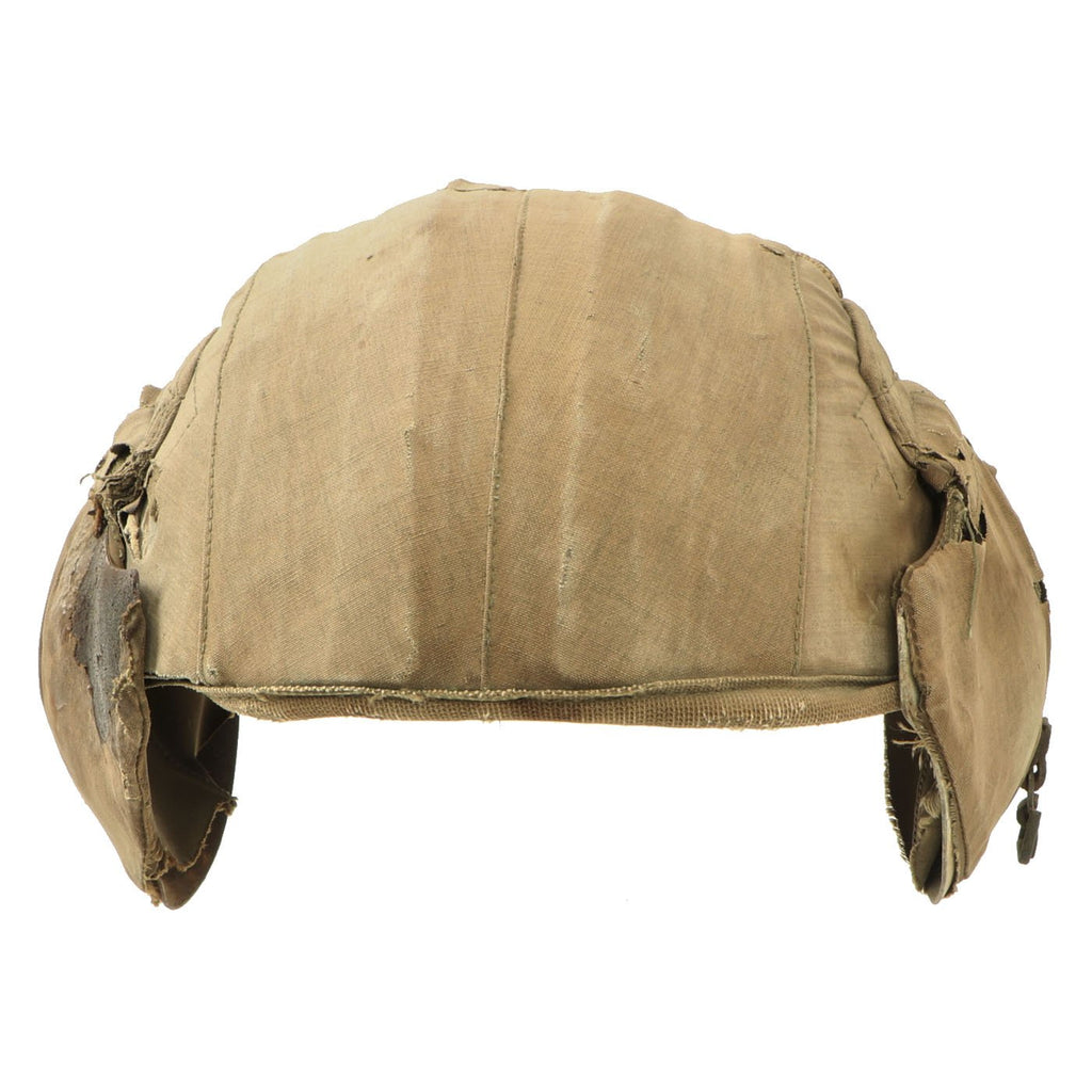 Original U.S. WWII Service Worn USAAF Bomber Crew M4A2 Flak Helmet Original Items