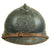 Original French WWI Model 1915 Adrian Helmet with RF Field Medical Personnel Badge Original Items