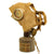 Original Imperial Japanese WWII Gas Mask with Filter and Paper Label - dated 1942 Original Items