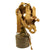 Original Imperial Japanese WWII Gas Mask with Filter and Paper Label - dated 1942 Original Items
