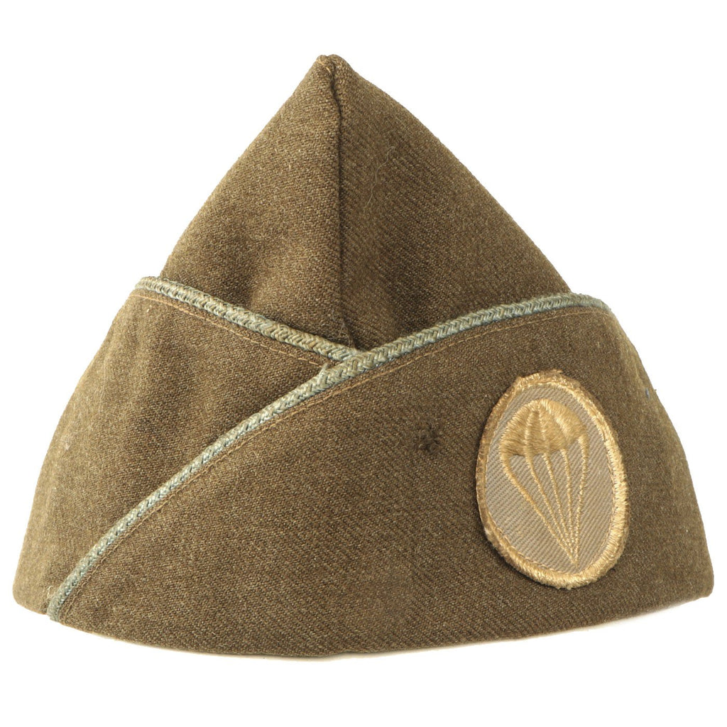 Original U.S. WWII U.S. Army Airborne Paratrooper Garrison Overseas Cap Original Items