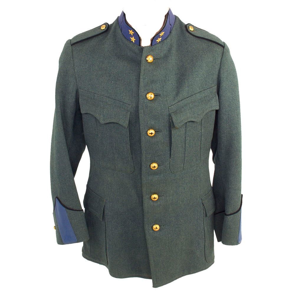 Original Swiss WWII Oberleutnant Dress Tunic Original Items