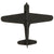 Original U.S. WWII 1945 Japanese Nakajima C6N Saiun "Myrt" Night Fighter Recognition Model Airplane by Cruver Original Items