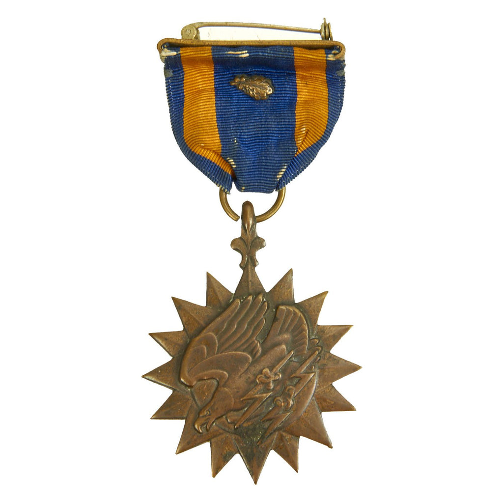 Original U.S. WWII Engraved Air Medal to Bombardier 93rd Bombardment Group Original Items