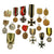 Original Imperial German WWI Era Medal & Badge Grouping with EKII & Bavarian Merenti Cross - 17 Items Original Items
