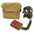 Original British WWII Mark V General Service Respirator Gas Mask with 1942 Dated MKVII Haversack Original Items