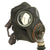 Original British WWII Mark V General Service Respirator Gas Mask with 1942 Dated MKVII Haversack Original Items