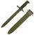 Original U.S. WWII M1 Garand 10 inch Cut Down Bayonet by Union Fork & Hoe with M7 Scabbard Original Items