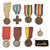 Original Italian WWI & WWII Era Medal & Insignia Grouping - 8 Medals and 1 Fascist Insignia Original Items