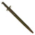 Original U.S. WWI M1905 Springfield 16 inch Rifle Bayonet marked R.I.A. with British P17 Scabbard - dated 1906 Original Items