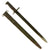 Original U.S. WWI M1905 Springfield 16 inch Rifle Bayonet marked R.I.A. with British P17 Scabbard - dated 1906 Original Items