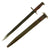 Original U.S. WWI M1905 Springfield 16 inch Rifle Bayonet marked R.I.A. with British P17 Scabbard - dated 1906 Original Items