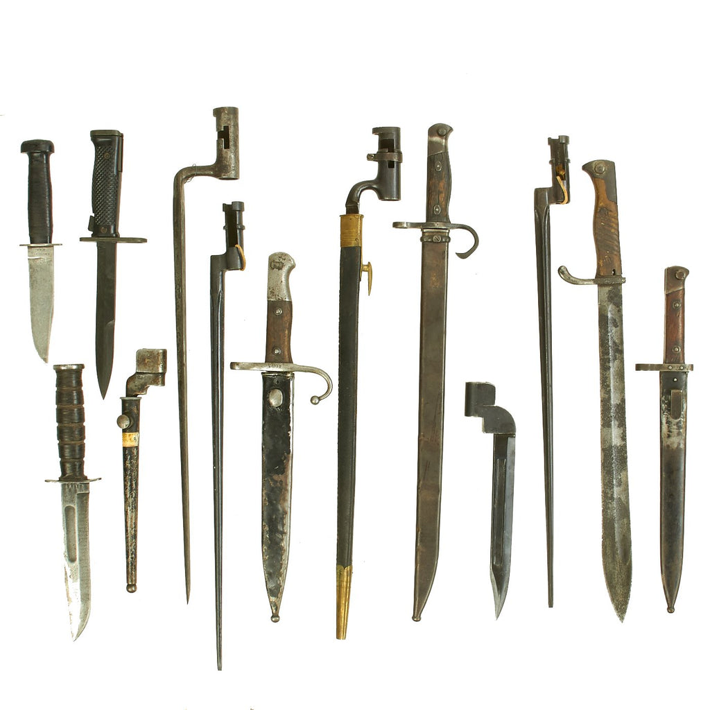 Original 19th Century to Vietnam War Edged Weapon Collection - 13 Pieces Original Items