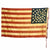 Original Late 19th Century 38 Star 45" x 70" United States National Flag - 1877 - 1890 Original Items