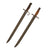 Original Set of Two WWII Japanese Type 30 Bayonets with Scabbards made by Tokyo Arsenal and Jinsen Arsenal Original Items