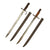 Original Set of Two WWII Japanese Type 30 Bayonets with Scabbards made by Tokyo Arsenal and Jinsen Arsenal Original Items