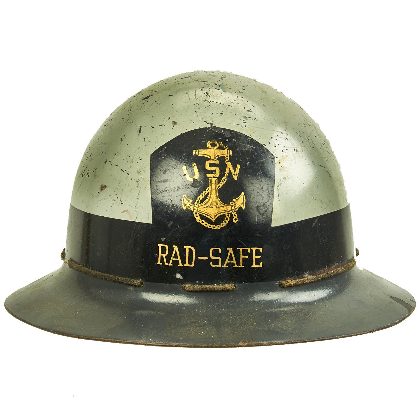 Original U.S. WWII M.S.A. Skullgard Type K Helmet - Cold War Navy