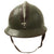 Original Mexican WWII French made M26 Adrian Helmet with Cavalry Badge - Missing Liner Original Items