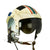 Original U.S. Vietnam War Navy & Marine Corps Pilot APH-6 Dual Visor Ramshorn Flight Helmet Original Items