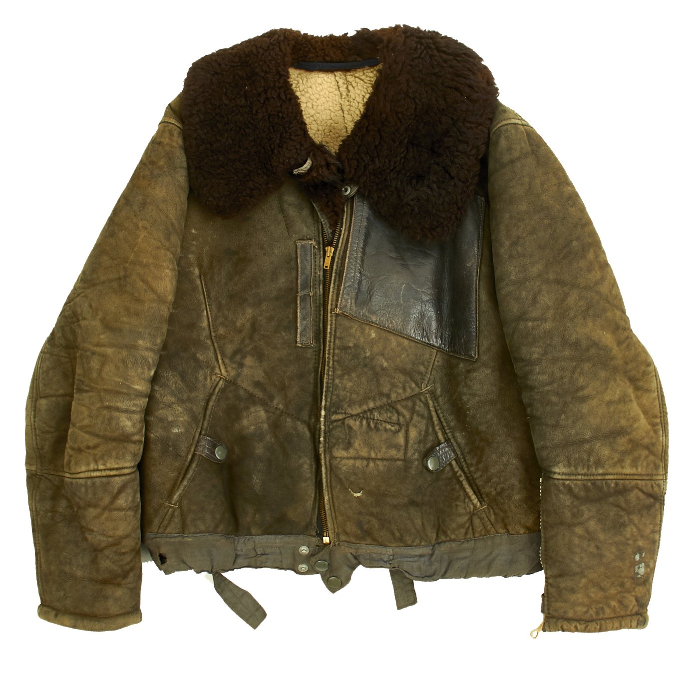 Original German WWII Luftwaffe Pilot Winter Flight Jacket ...