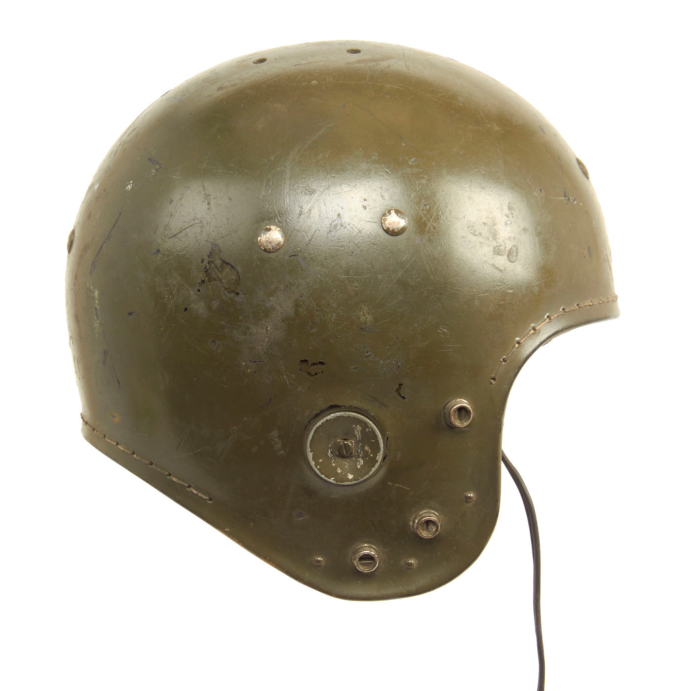 1950 football helmet for sale Original U.S. Korean War Era 1950s Tanker Football Helmet by MacGregor – International Military Antiques