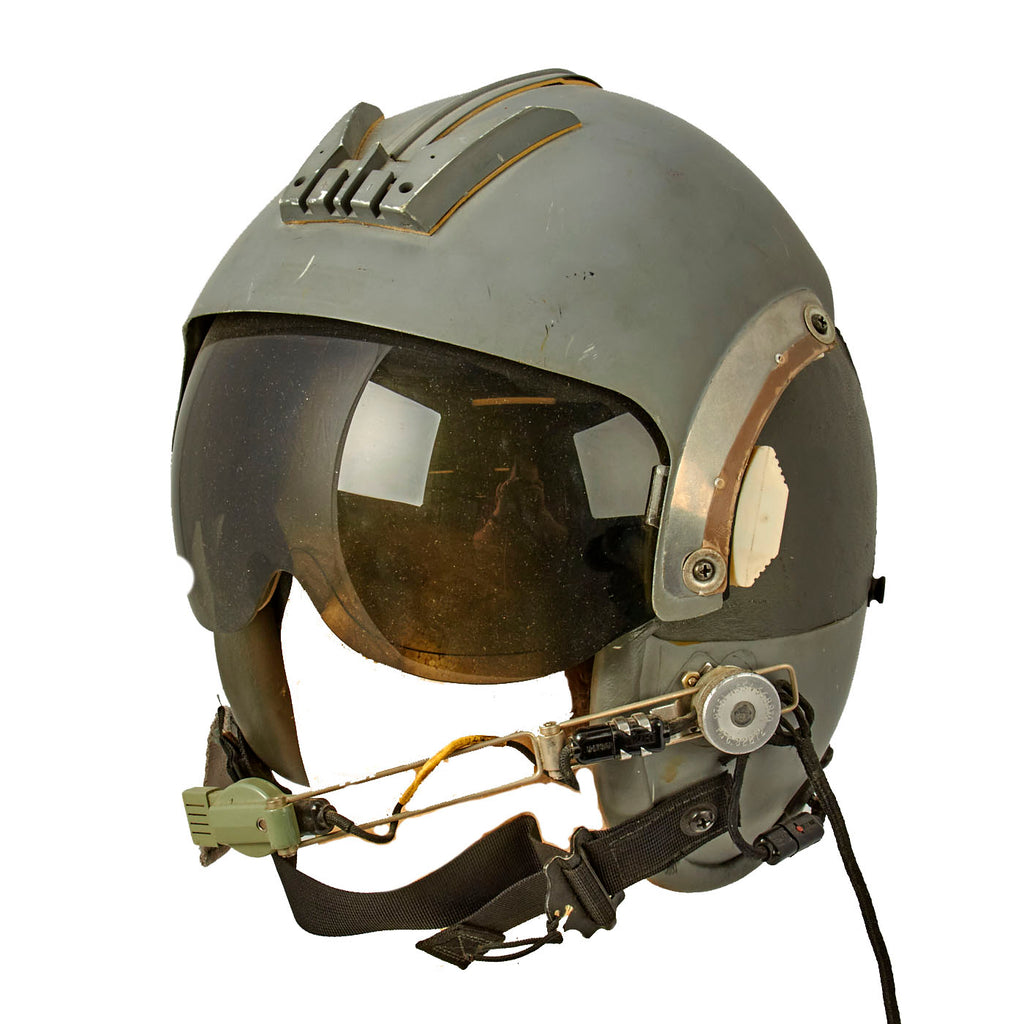 Original Cold War Era Strategic Air Command HGU-55/P Flight Helmet Modified for Rotary Wing Aircraft