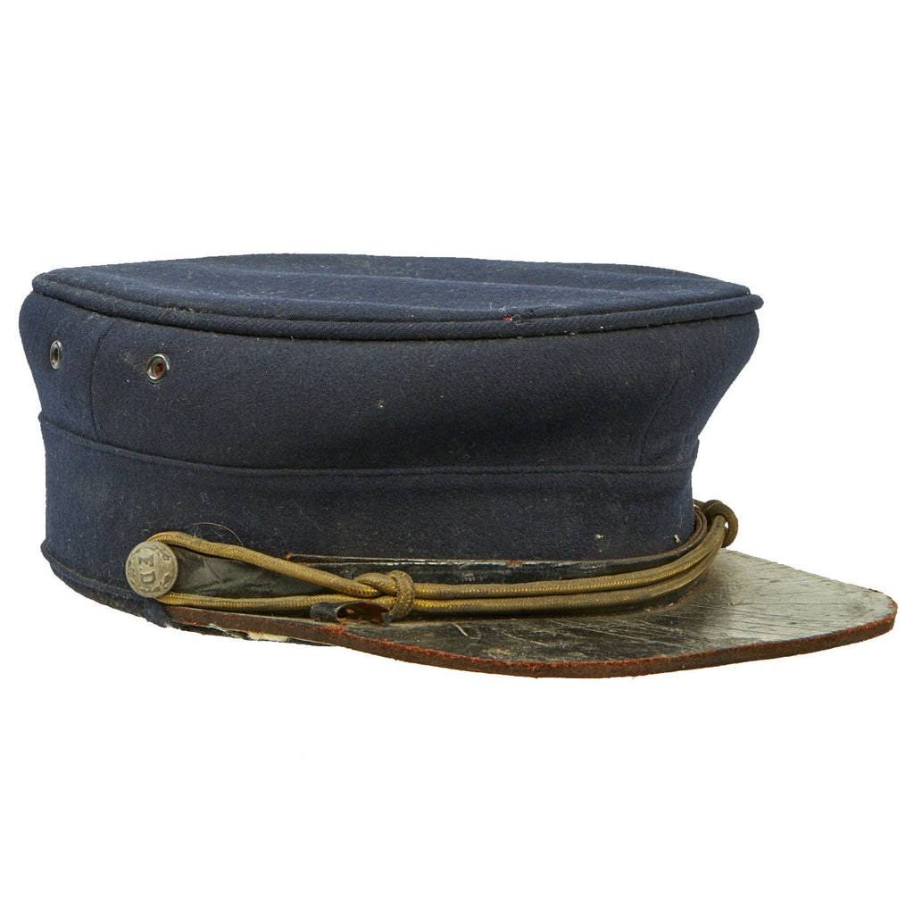 Original U.S. Late 19th Century Kepi by Browning King & Co of Chicago with Fire Department Buttons Original Items