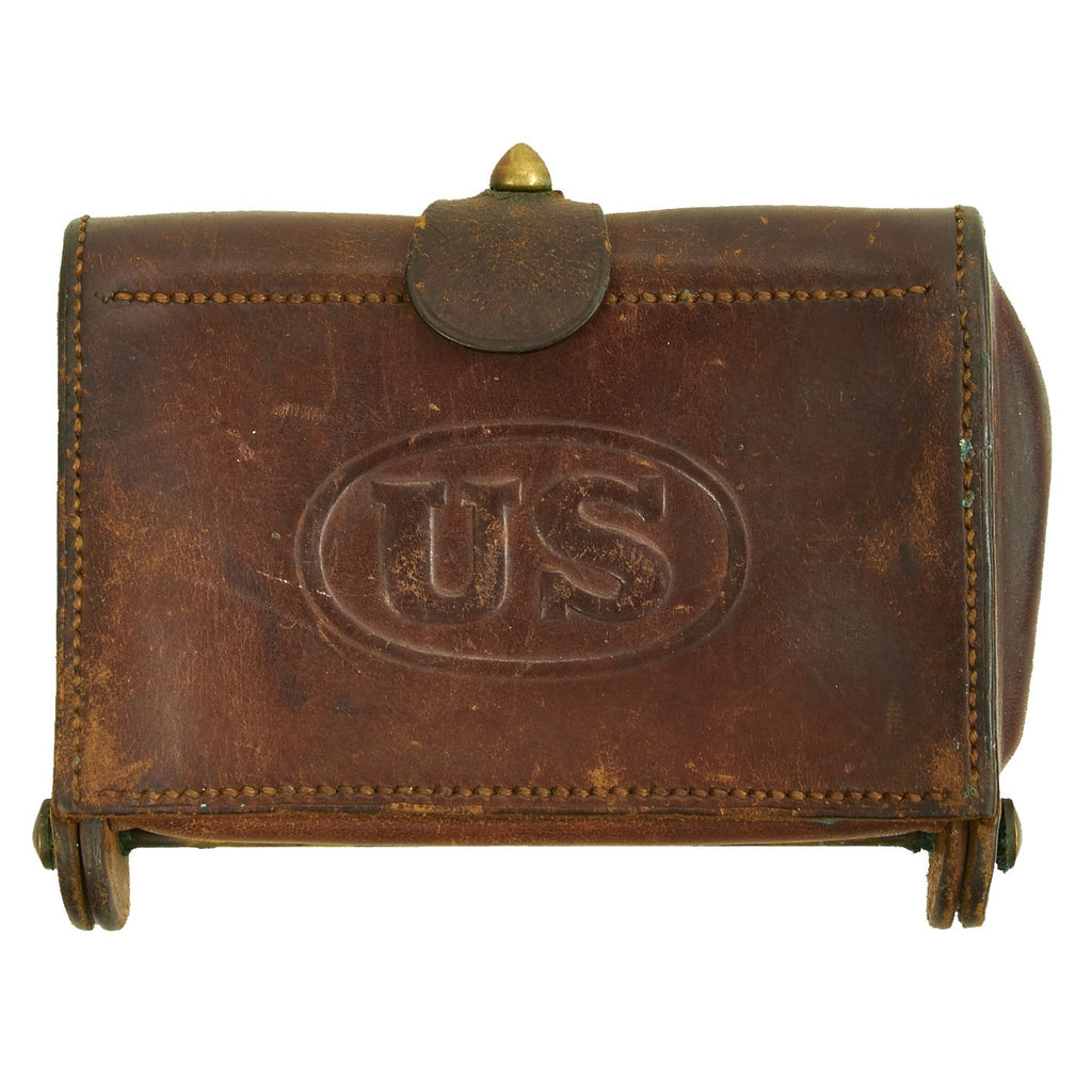 Original U.S. WWI Era M1902 McKeever Cartridge Box for .30cal Krag and Springfield Cartridges Original Items