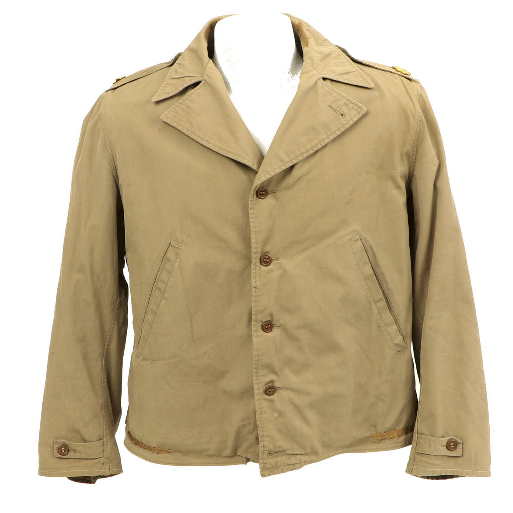 Original U.S. WWII Army Major M41 Field Jacket with Removable Fleece Lining by Zero King Sports Apparel Original Items