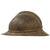 Original French WWI Model 1915 Adrian Helmet Shell in with Zouave & Tirailleurs RF Badge Original Items