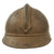 Original French WWI Model 1915 Adrian Helmet Shell in with Zouave & Tirailleurs RF Badge Original Items