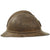 Original French WWI Model 1915 Adrian Helmet Shell in with Zouave & Tirailleurs RF Badge Original Items