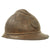 Original French WWI Model 1915 Adrian Helmet Shell in with Zouave & Tirailleurs RF Badge Original Items