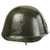 Original Danish WWI Model 1923 Steel Army Helmet with Helmet Badge Original Items