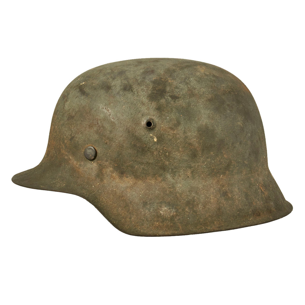 Original German WWII M42 Army Heer Helmet with 56cm Partial Liner  - stamped hkp64 Original Items