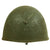 Original WWII Italian M33 Helmet marked with Eagle & Crossed Flags Stencil - stamped P81 Original Items
