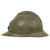 Original French WWI Model 1915 Adrian Helmet in Horizon Blue with RF Badge Original Items