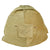 Original U.S. WWII 1943 McCord Front Seam Fixed Bale M1 Helmet with USMC Korean War / Vietnam War Era Cover and CAPAC Liner Original Items