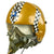 Original U.S. Vietnam War Era HGU-26/P Flight Helmet with Visor Flight and MBU-5/P Oxygen Mask Original Items