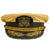 Original U.S. WWII Naval Command Officer White Combination Visor Cap by Waldemar C. Pinto & Co. Ltd. Original Items