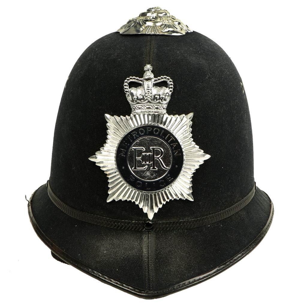 Original British Rose Top EIIR marked London Metropolitan Police Bobby Helmet - Size 56 Original Items
