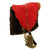 Original British WWI Era Hussars Trooper Fur Busby with Scarlet Bag Original Items
