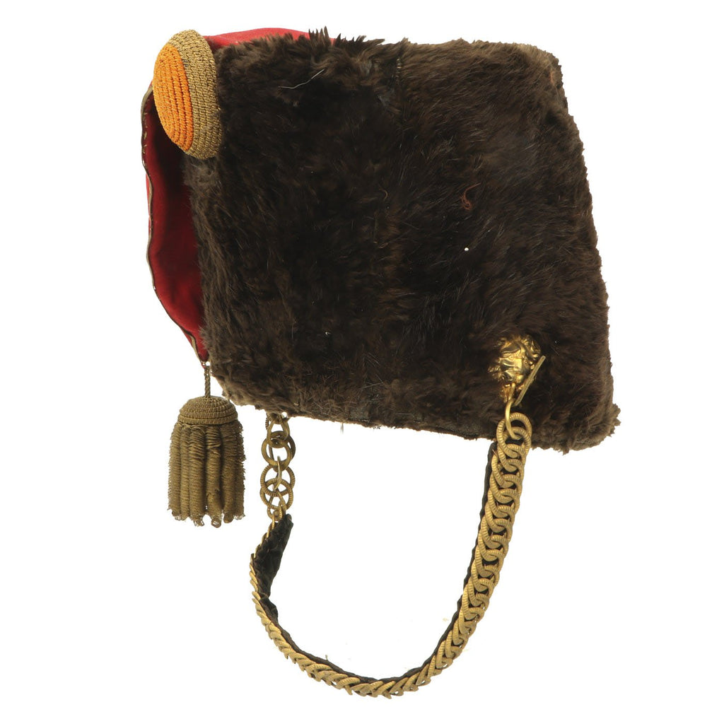 Original Dutch PreWWII Hussar Kolbak Fur Busby International