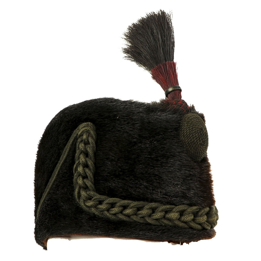 Original British WWI King's Royal Rifle Corps Sealskin Busby by J. & B. Pearse & Co. of London Original Items