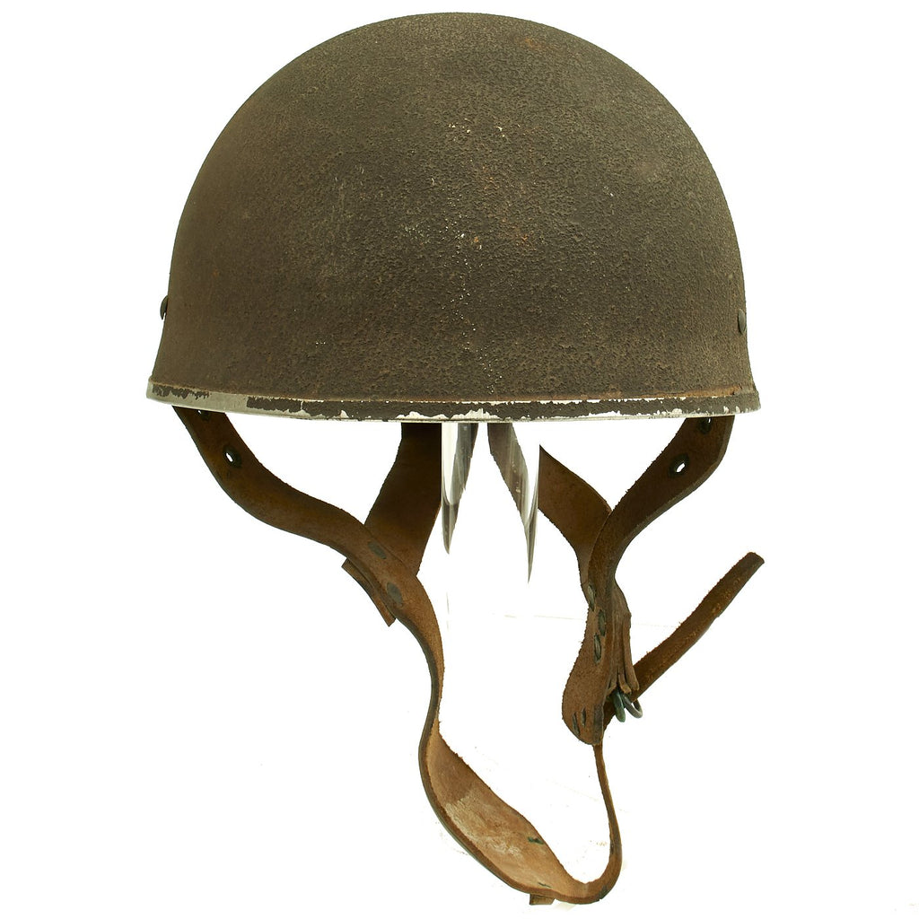 Original WWII British MKII Paratrooper Helmet by Gimson & Slater in size 6 1/2 - dated 1943 Original Items