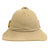 Original British WWII 1942 Dated Wolseley Pattern Pith Sun Helmet with Suffolk Regiment Minden Flash by Moores of London Original Items