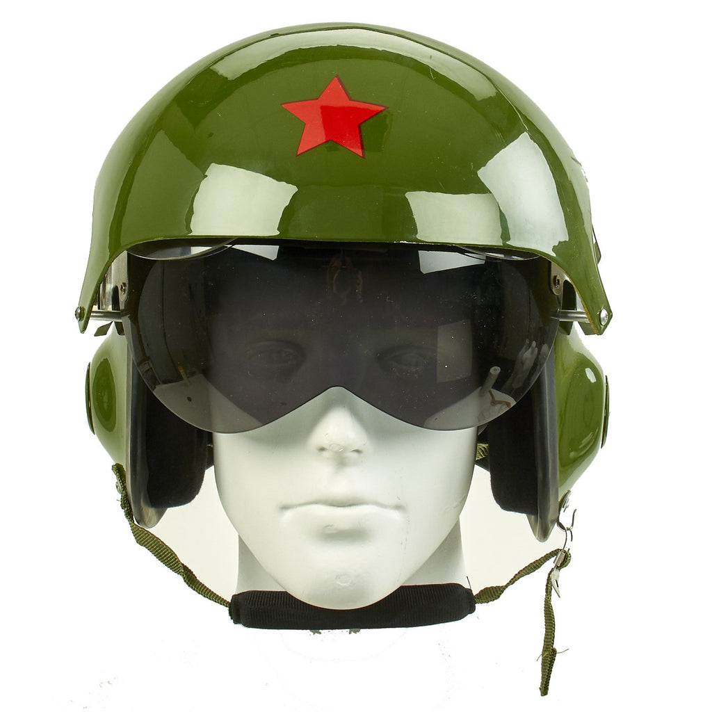 Original Cold War Chinese Air Force Tk-2 Flying Helmet – International Military Antiques